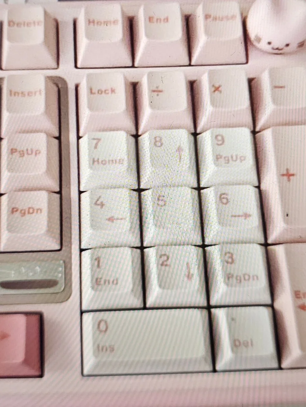 YUNZII 398 PRO Cat Theme Wireless Mechanical Keyboard - Pink